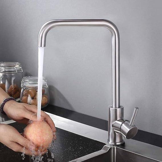 Torneira para Cozinha Gourmet Aço Misturador Monocomando - Unique