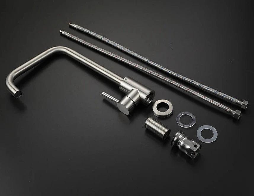 Torneira para Cozinha Gourmet Aço Misturador Monocomando - Unique