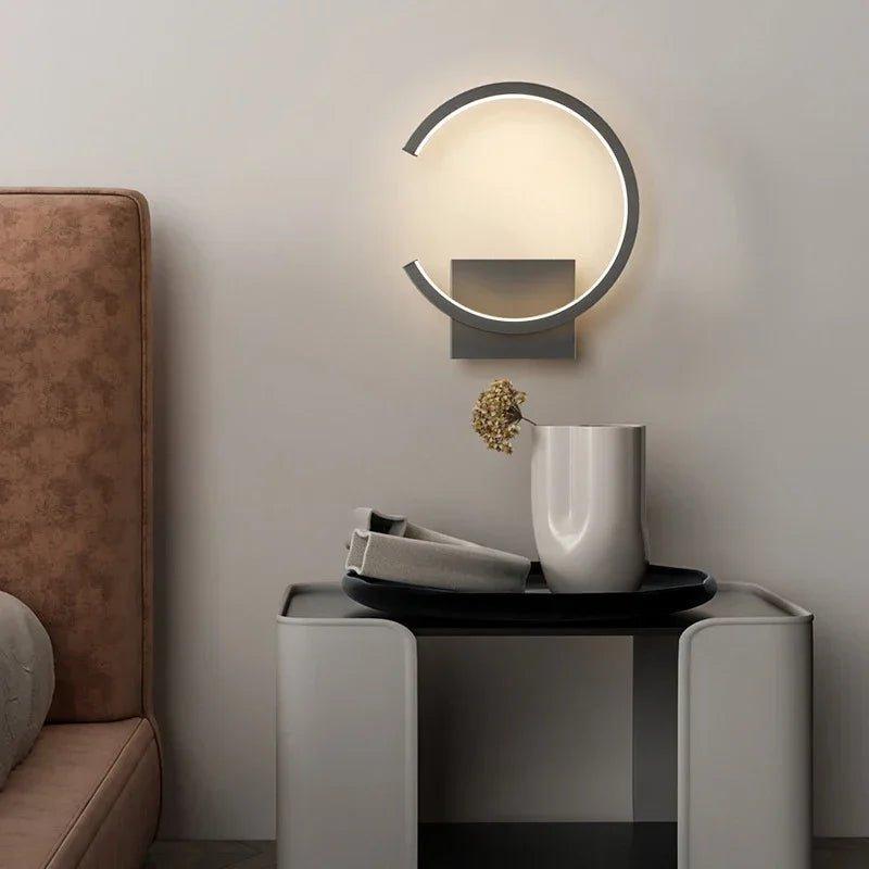 Arandela Circular Nórdica para Sala e Quarto Iluminação Decorativa - Unique