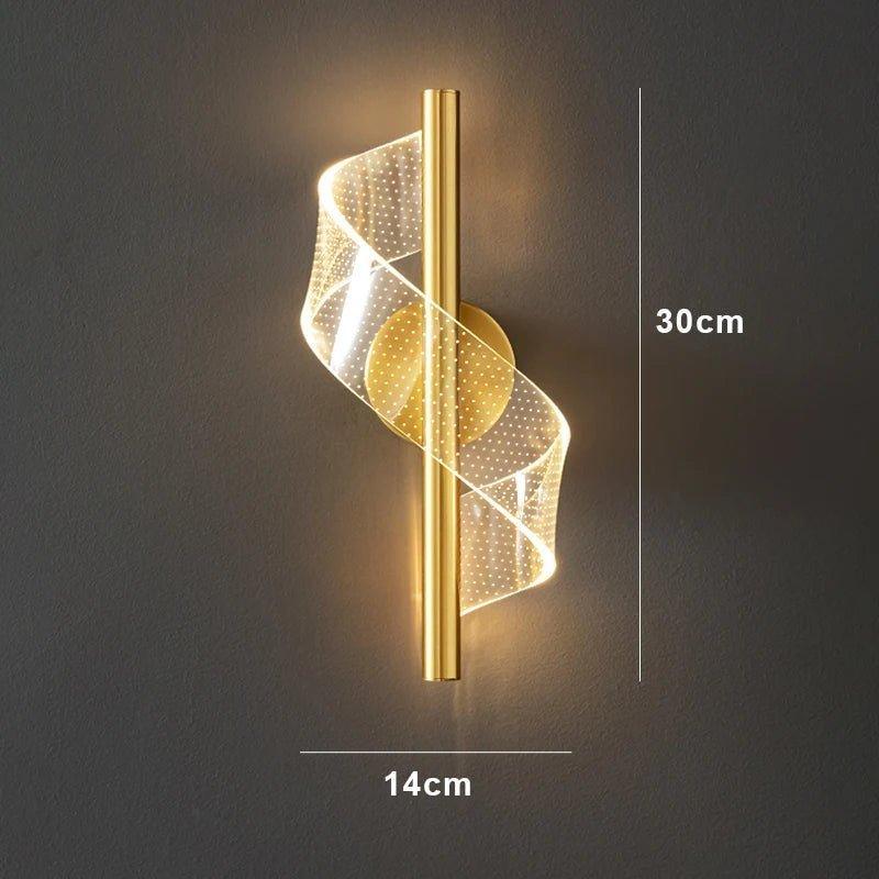 Arandela de Parede em Espiral Nórdico Iluminação Moderna - Unique