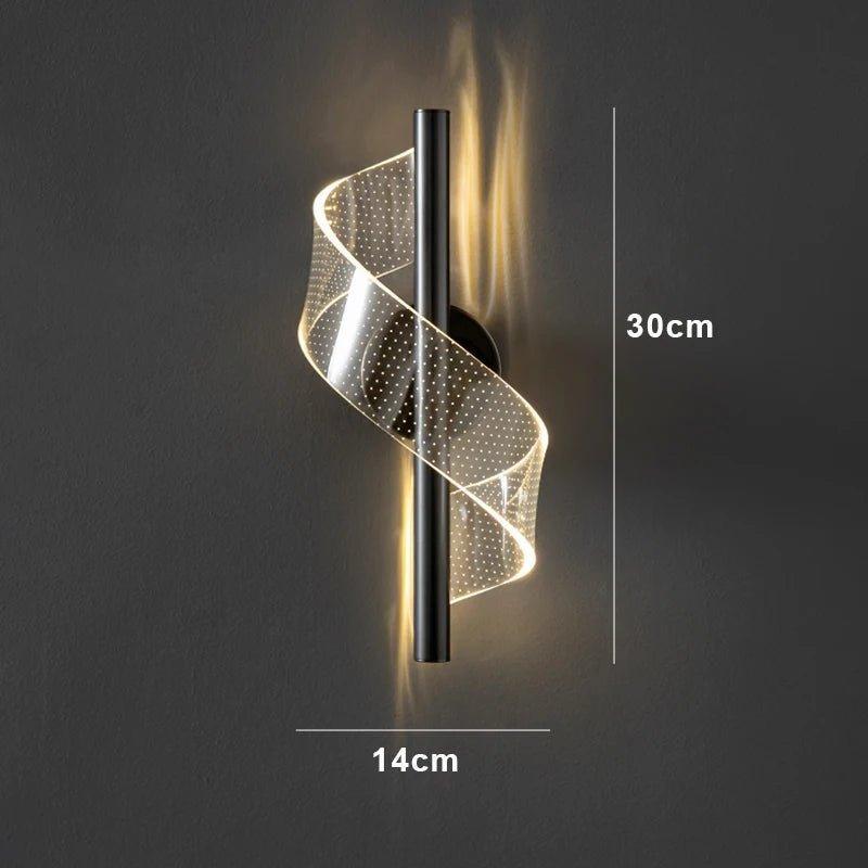 Arandela de Parede em Espiral Nórdico Iluminação Moderna - Unique
