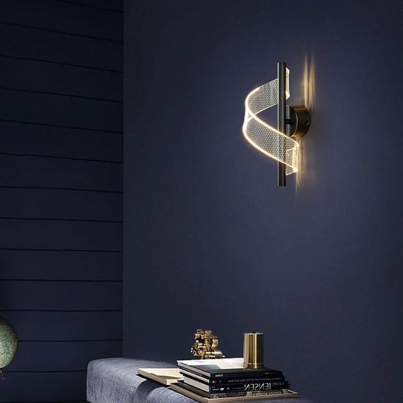 Arandela de Parede em Espiral Nórdico Iluminação Moderna - Unique