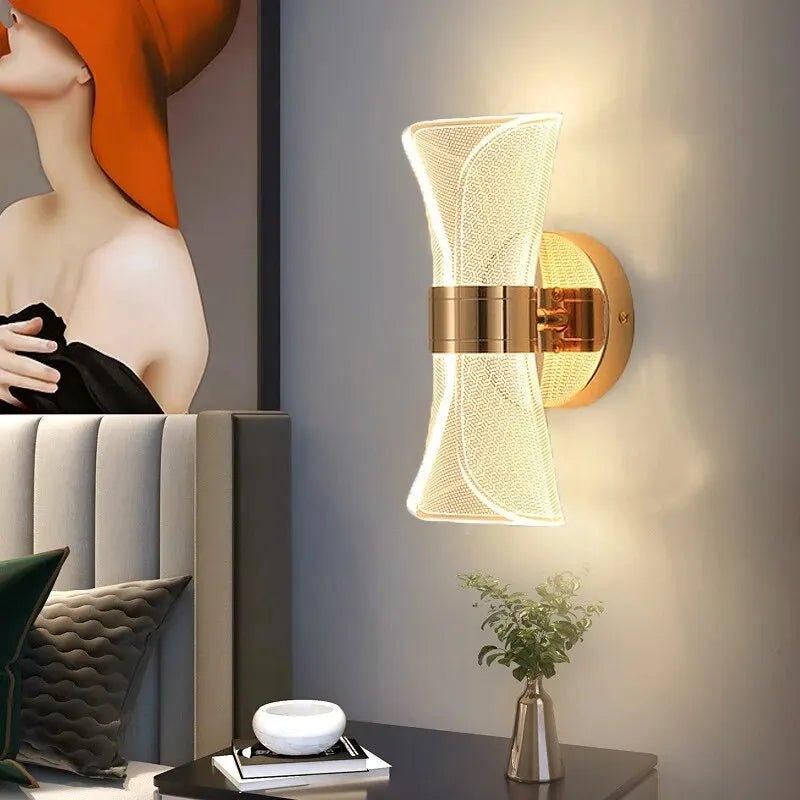 Arandela Dourada para Quarto e Casa de Luxo Elegante - Unique