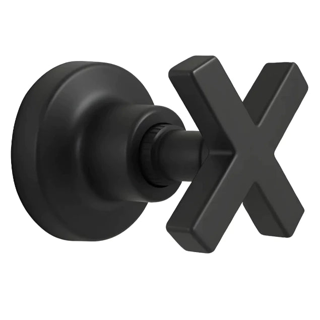 Acabamento Cruzeta Preto Luxo Metal - Padrão Deca 1/2-3/4