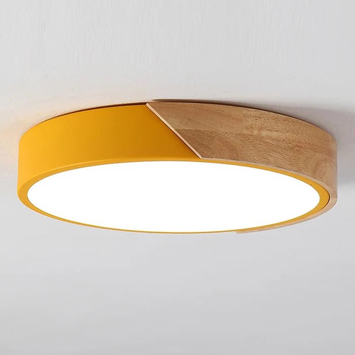 Luminária Plafon de Teto Redonda Led - Estilo Nórdico - Unique