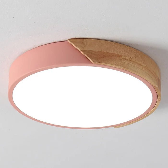Luminária Plafon de Teto Redonda Led - Estilo Nórdico - Unique