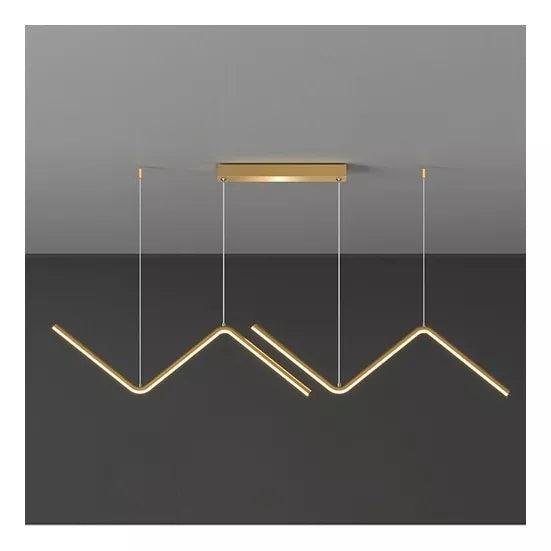 Lustre Luminária de Teto Minimalista Led Estilo Nórdico para Sala - Unique
