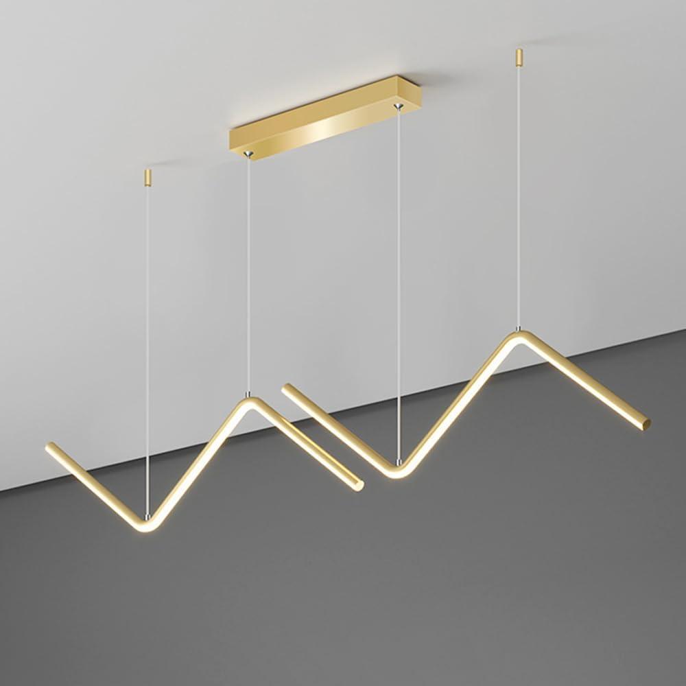 Lustre Luminária de Teto Minimalista Led Estilo Nórdico para Sala - Unique