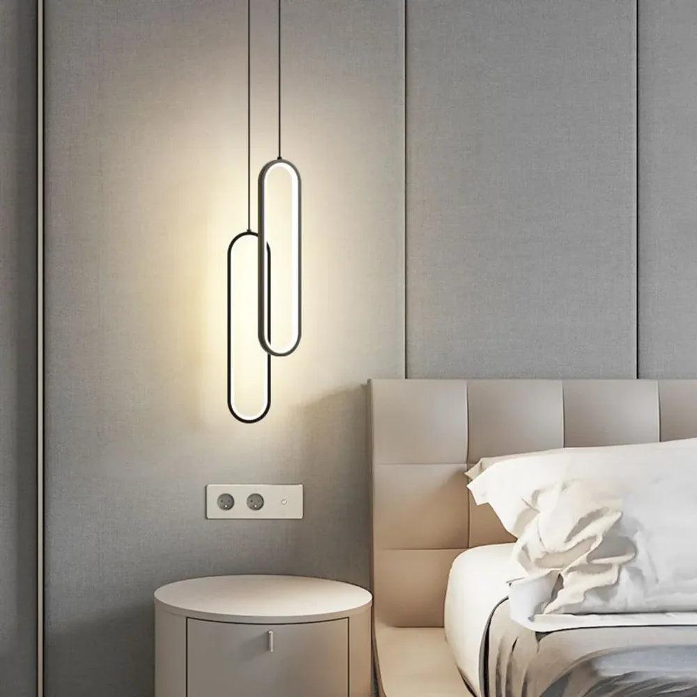Pendente Minimalista 2 Cabeças para Casa Decoração de Quarto Banheiro e Sala - Unique