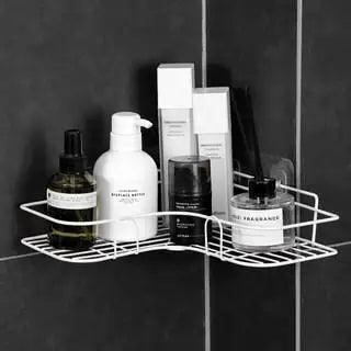 Prateleira Triangular de Banheiro Instalação Sem Perfuração - Unique