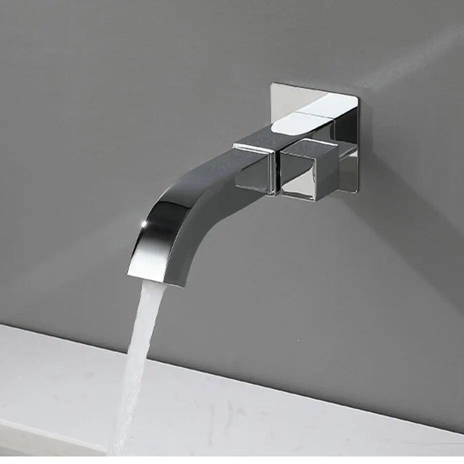 Torneira Escovada para Banheiro com Alavanca Lateral Design Moderno - Unique