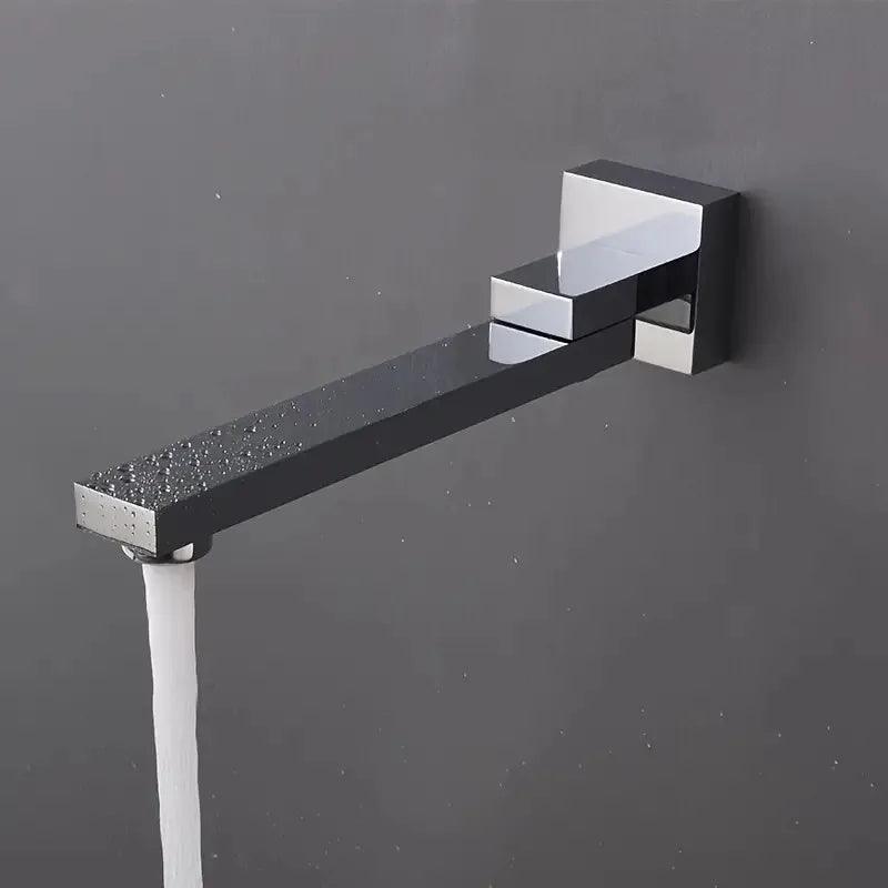 Torneira para Banheiro de Embutir em Aço Inoxidável Articulada Retrátil - Unique